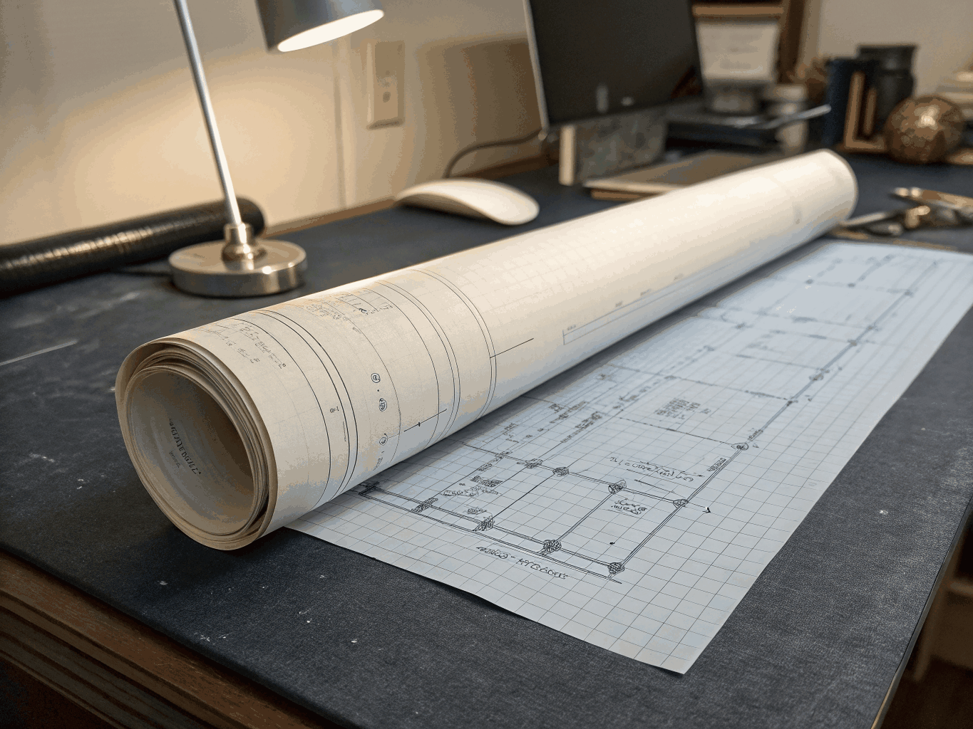 Architectural Blueprint Background