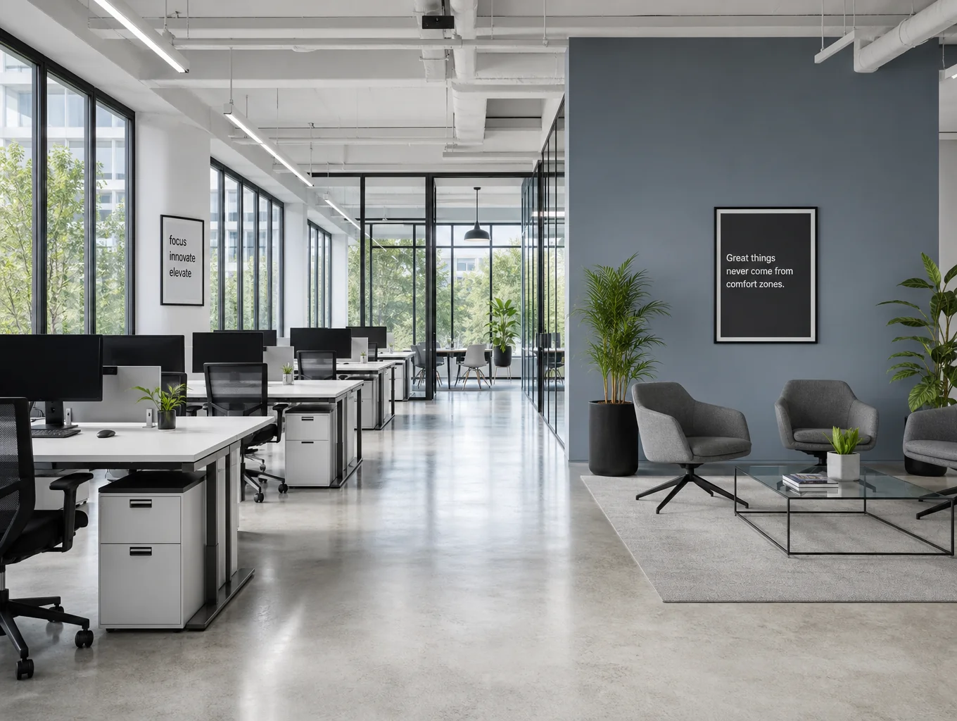 Contemporary office space design